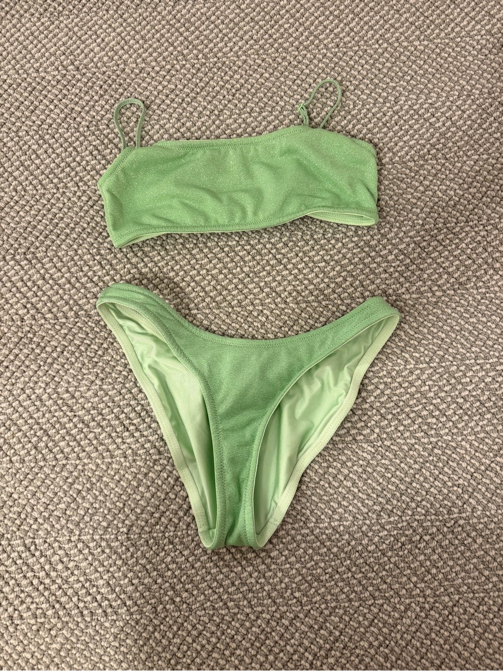 Triangl Green Sparkle Bikini